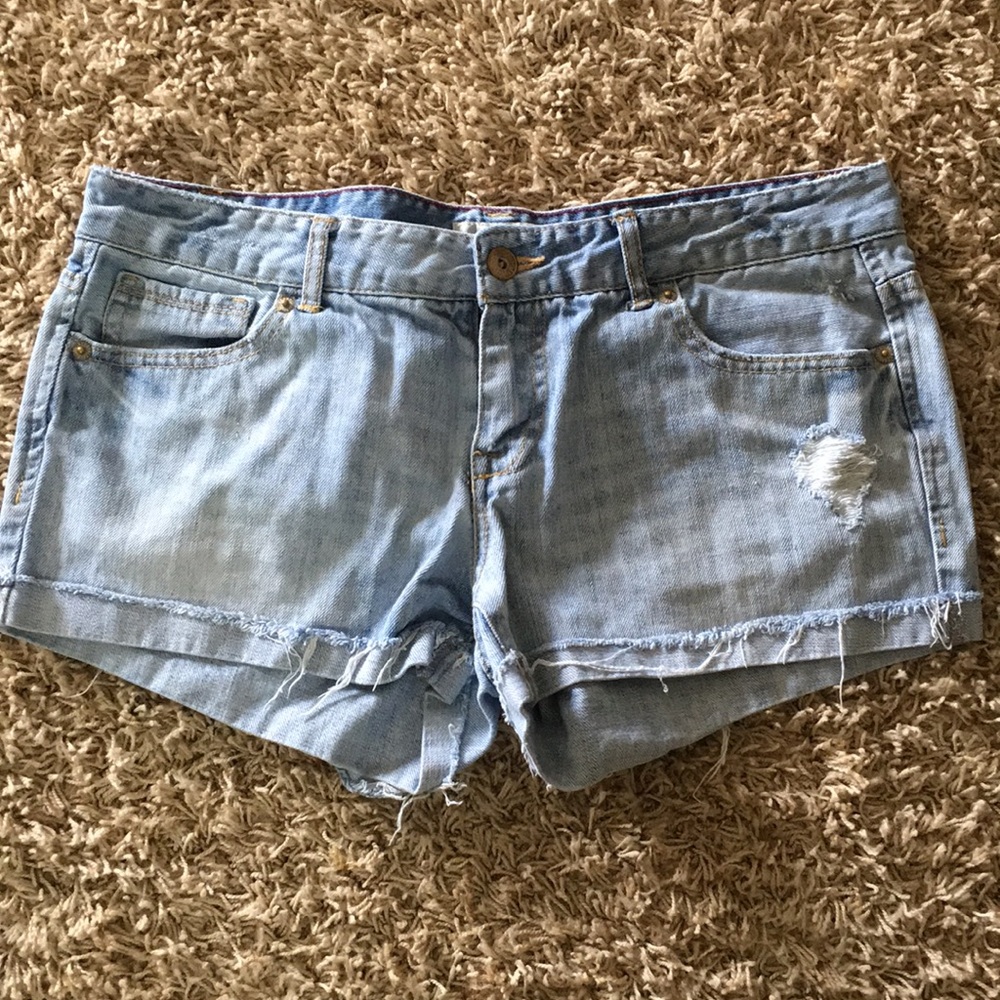 Juniors jean shorts